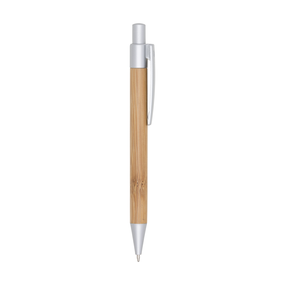 Caneta Bali de bambu branca
