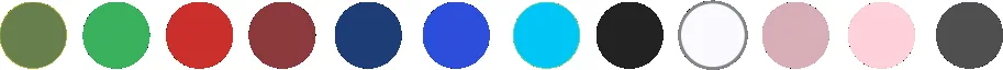 Cores disponíveis do copo Fresh