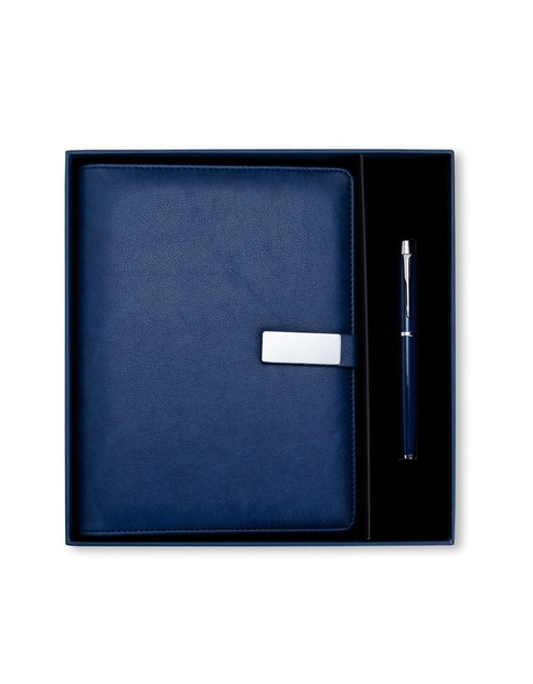 Kit Firenze com caderno fichário e caneta